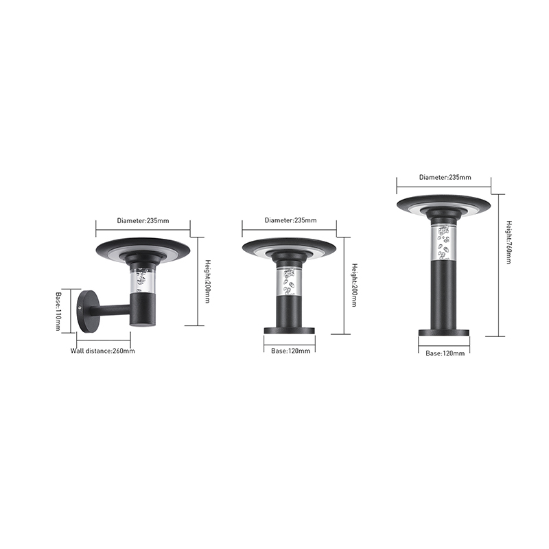 Luce da giardino solare a LED Luce da giardino solare a LED